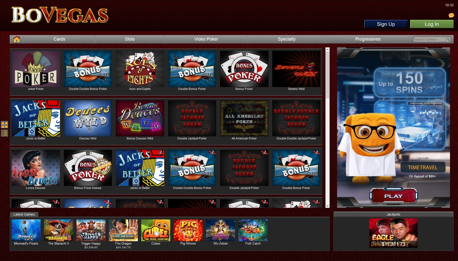 Bovegas Free Spins
